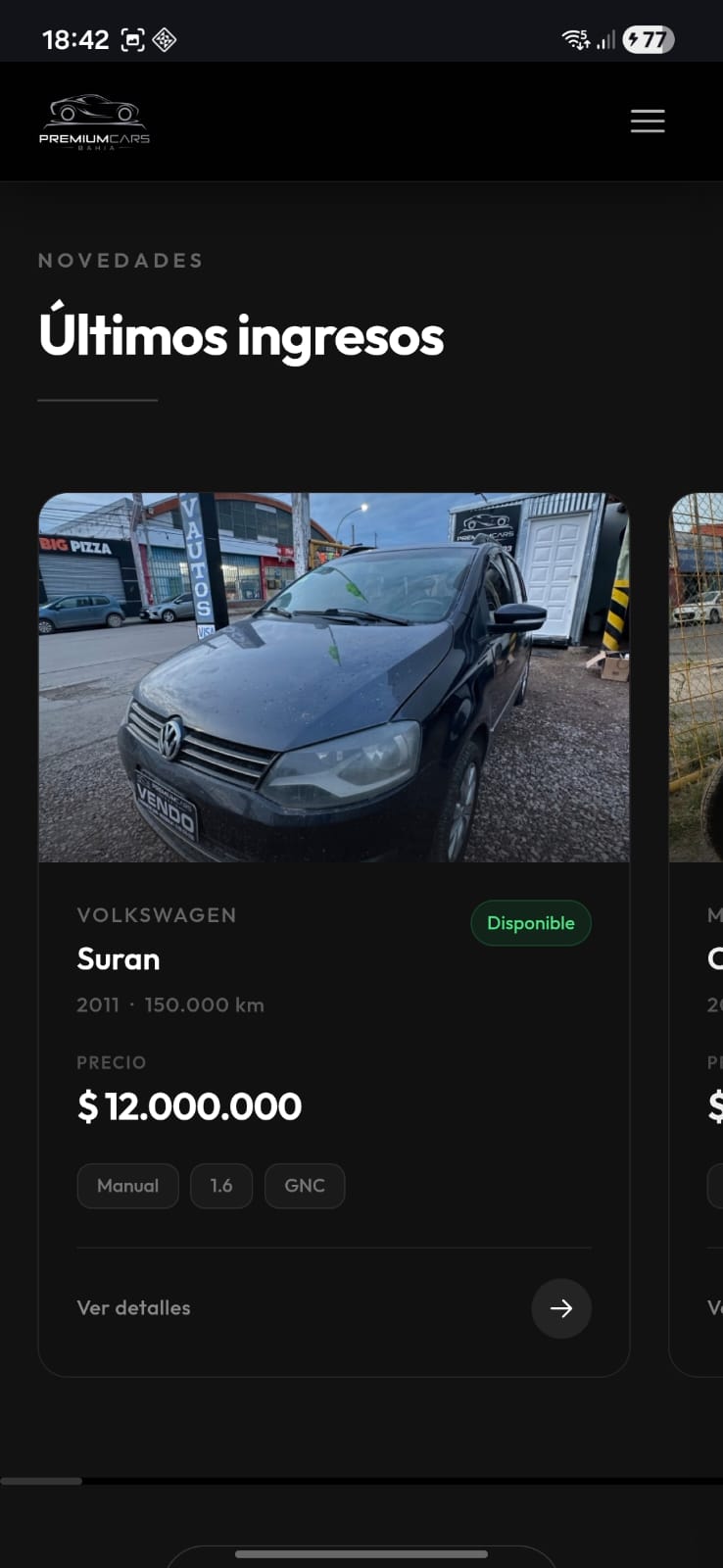 Catálogo Web Premium Cars